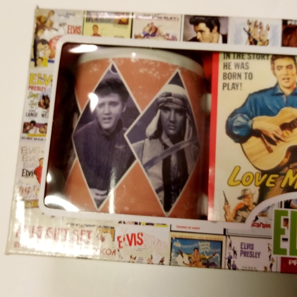 Elvis Presley Mug Gift Set Hot COCOA  Ceramic NIB - Picture 5 of 9
